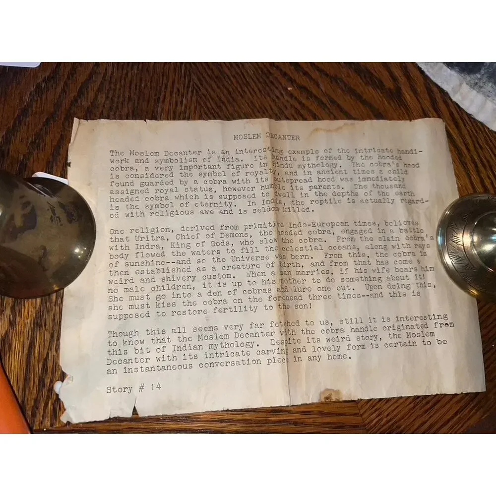 Vintage Solid Brass 